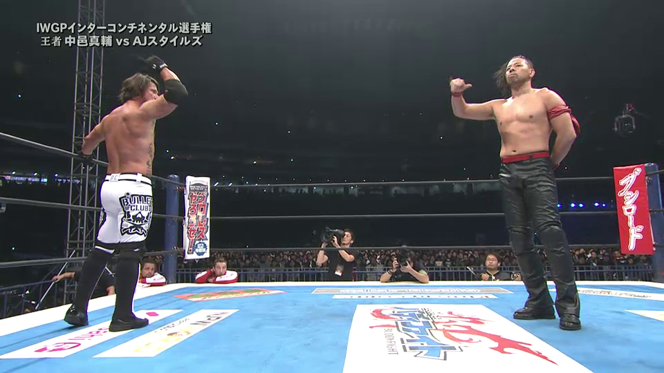 Picture of Shinsuke Nakamura vs. AJ Styles (NJPW, Wrestle ...