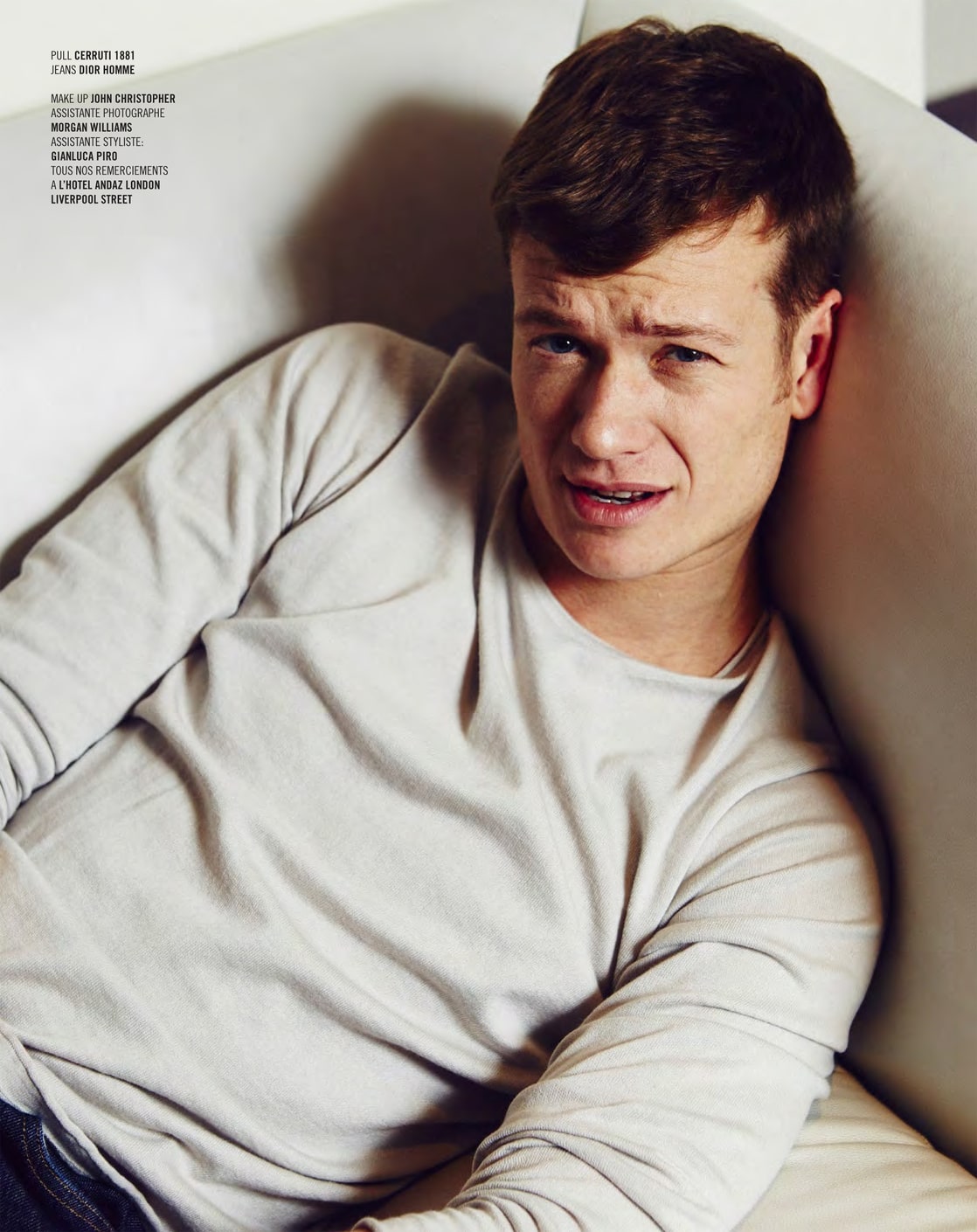 Ed Speleers had to have lessons in walking for Downton Abbey