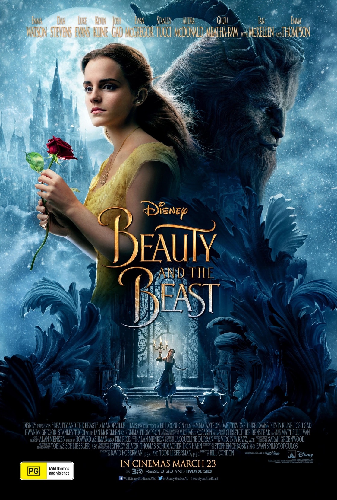 Картинки по запросу beauty and the beast poster