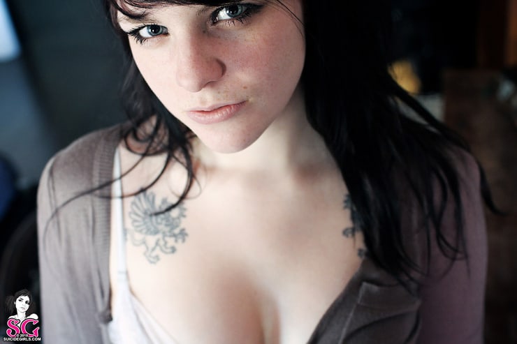 Emo Girl Big Boobs Selfie