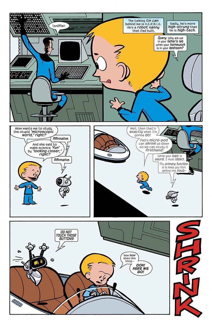 Picture Of Fantastic Four Franklin Richards Lab Brat