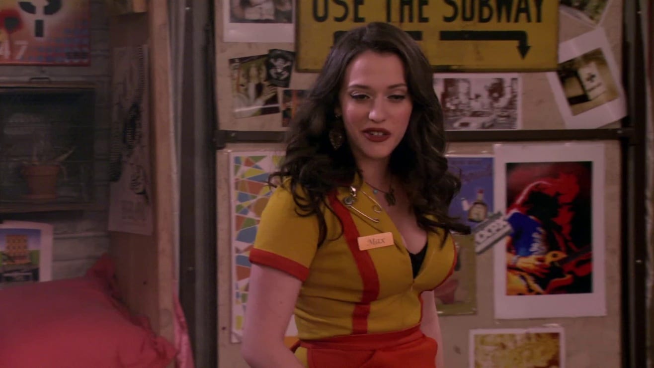 Kat Dennings And Beth Behrs Upskirts Broke Girls Upskirts Sex