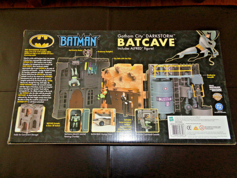 Image Of Hasbro Gotham City Darkstorm Batcave Playset With Alfred Figure