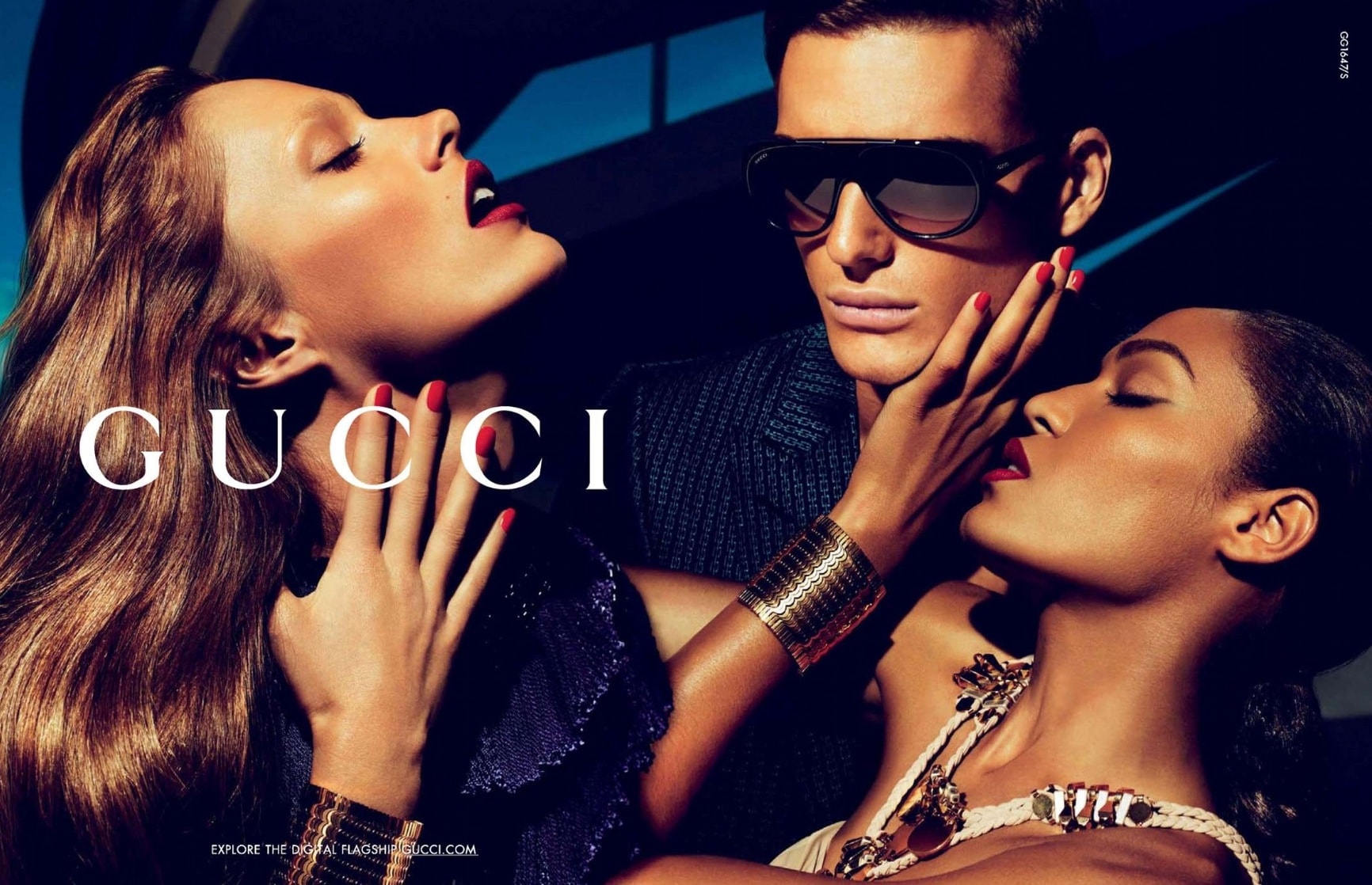 Erotic gucci ads