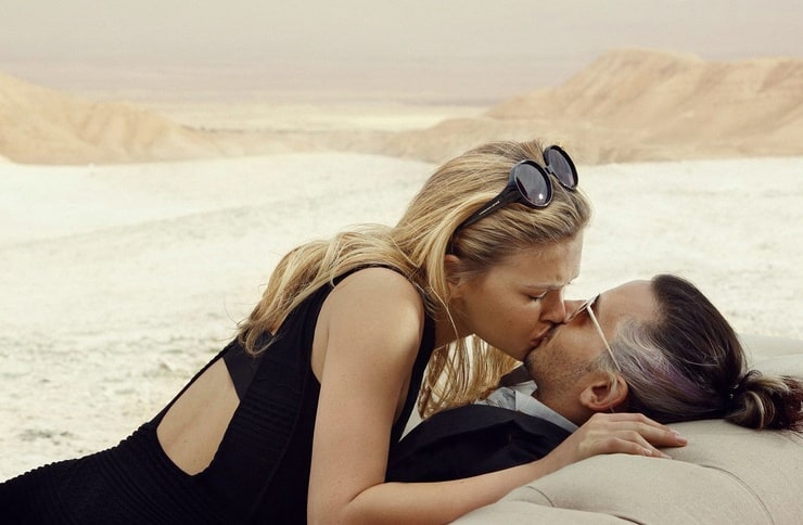 Bar refaeli passionate kiss with images