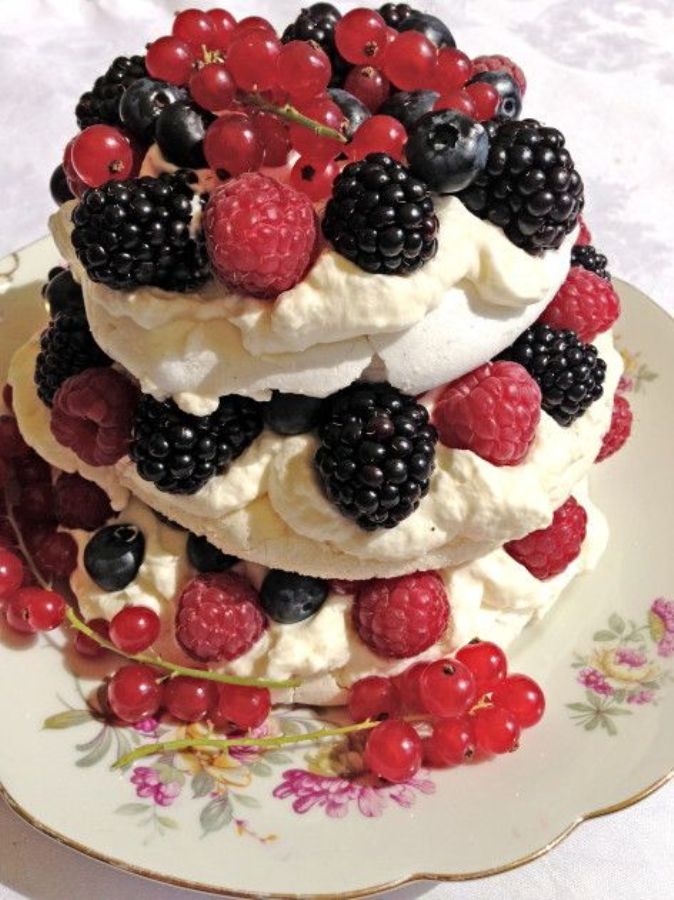Hvordan bake Pavlova kake