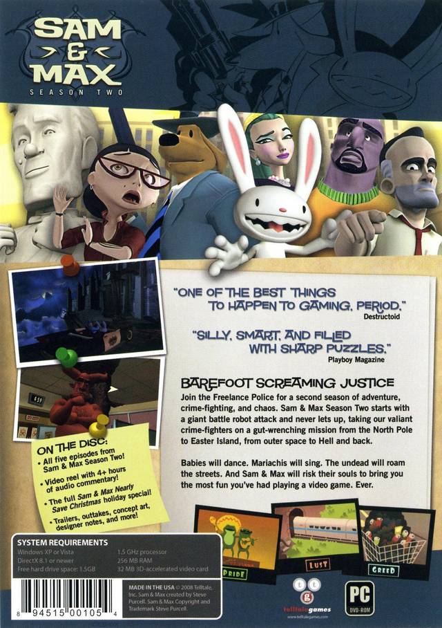 Picture Of Sam Max Season Two