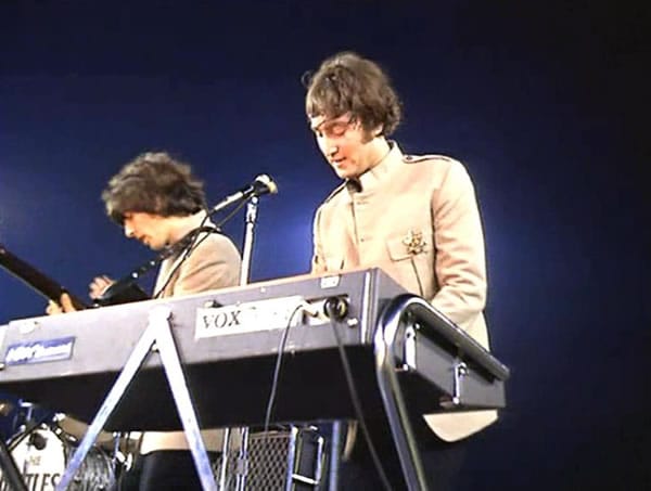 Picture Of The Beatles At Shea Stadium