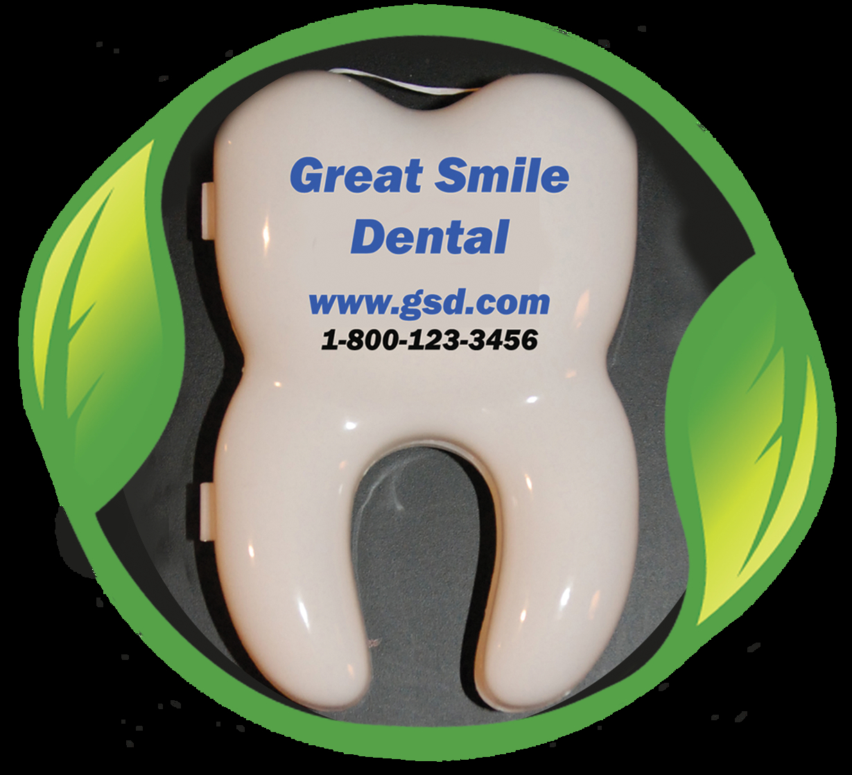 Your Logo on Dental Floss Dispensers! Promotional Dental Floss Dispensers