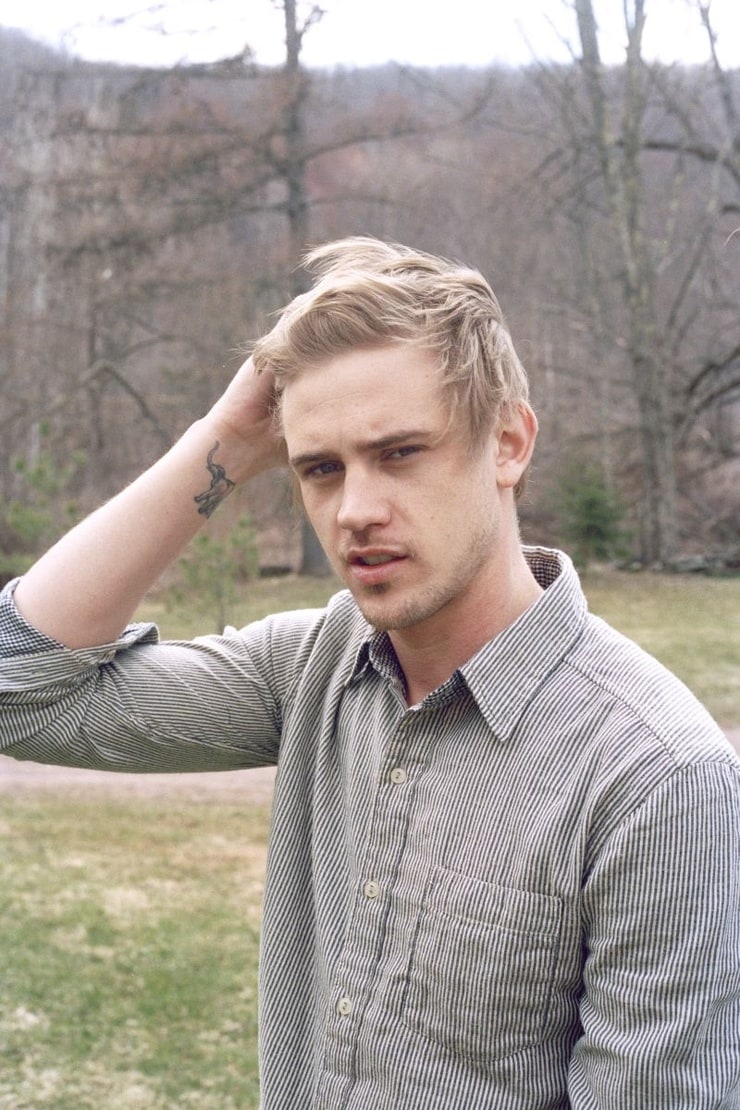 Boyd Holbrook behind the candelabra