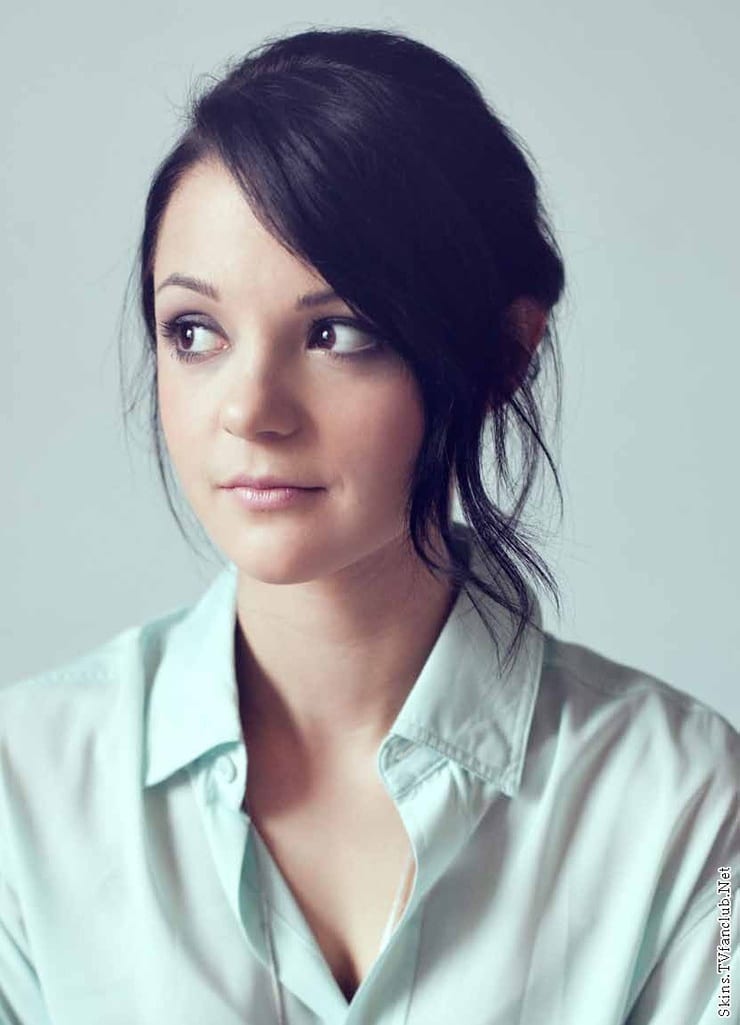 Kathryn Prescott and twin