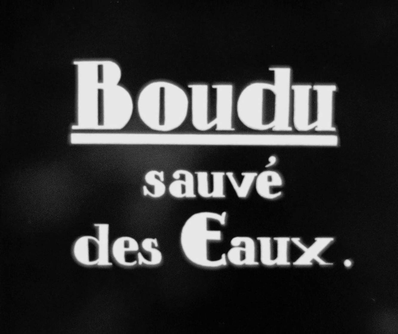 Boudu Saved from Drowning (1932)
