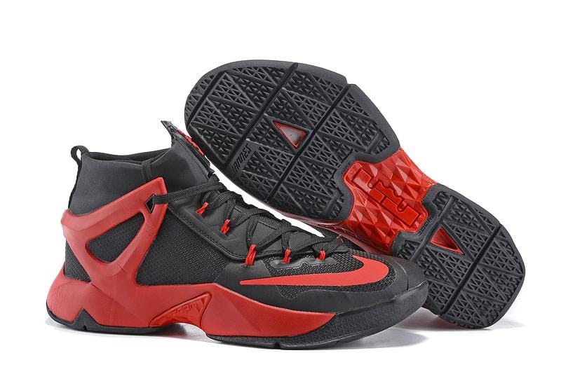 2016 Mens Nike Basketball Shoes Lebron 13 Fire Red Black