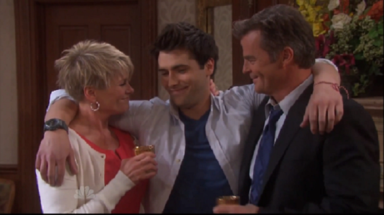 Wally Kurth and Judi Evans