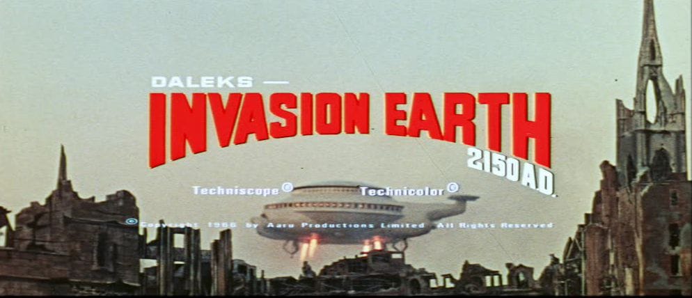 Daleks' Invasion Earth 2150 A.D.                                  (1966)