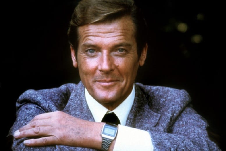 James Bond played by Roger Moore