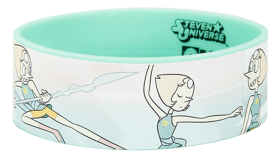 Steven Universe Pearl Rubber Bracelet