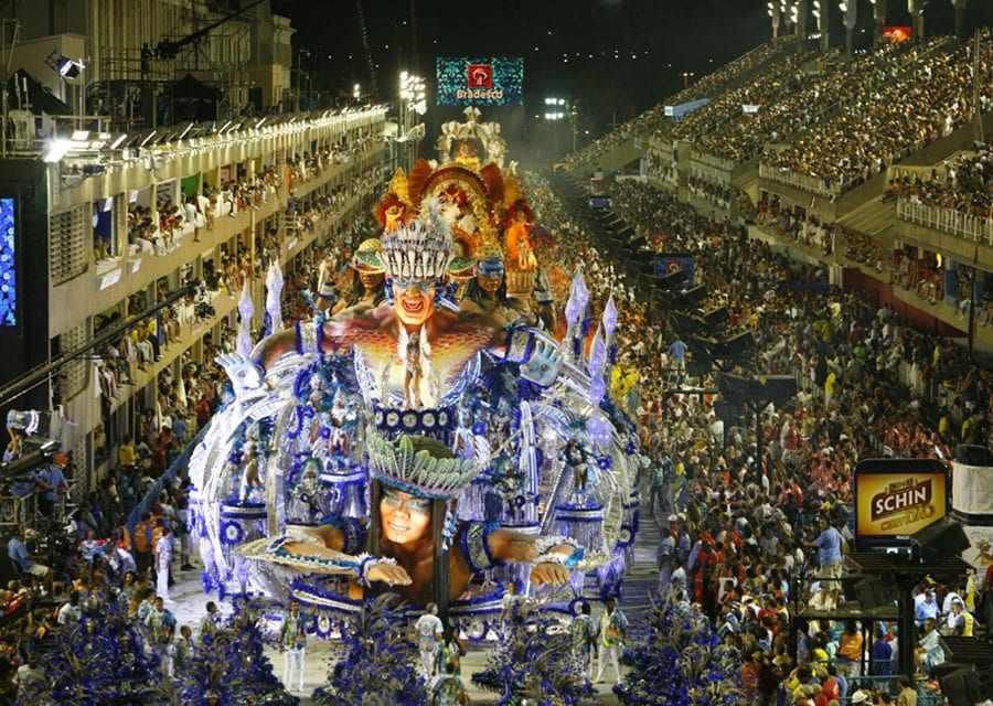 Carnival parade at the Sambodrome