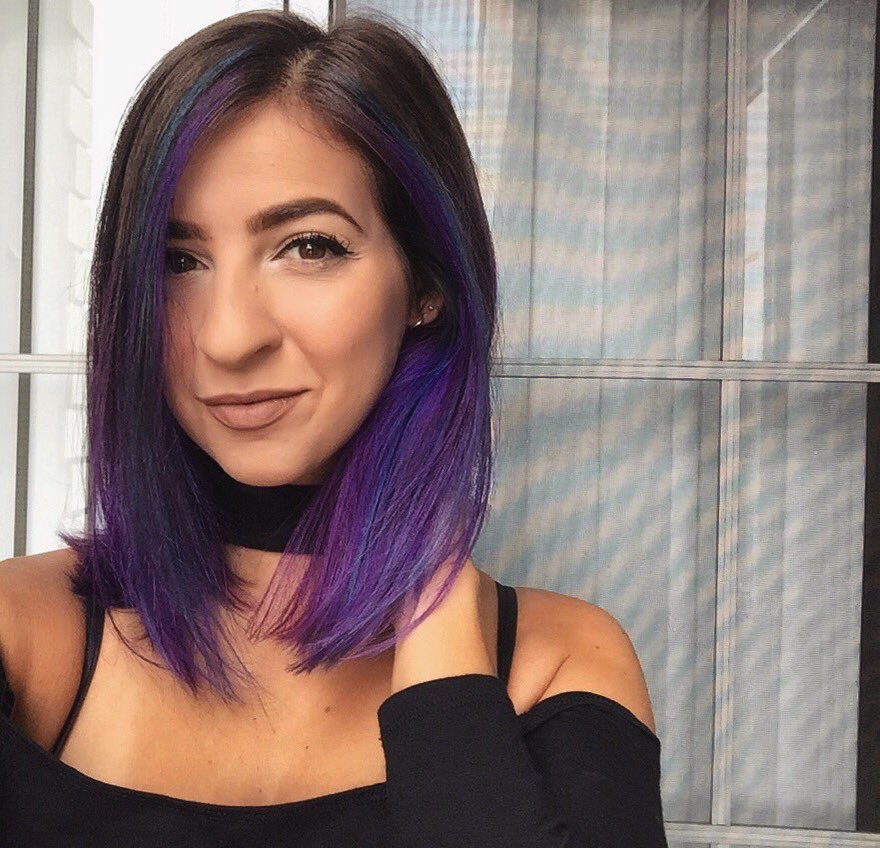 Sssniperwolf Purple Hair