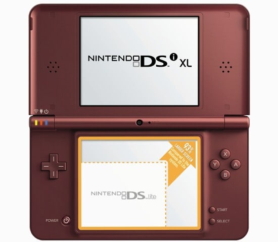 Picture Of Nintendo DSi XL Handheld Console (Wine Red)