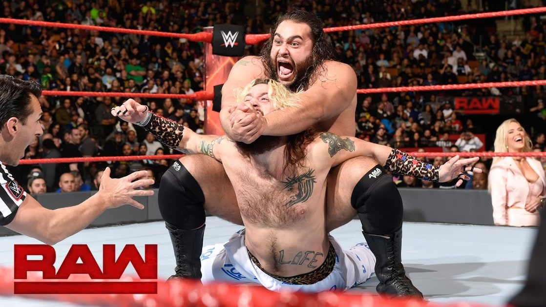 Enzo Amore vs. Rusev (WWE, Raw 11/21/16)