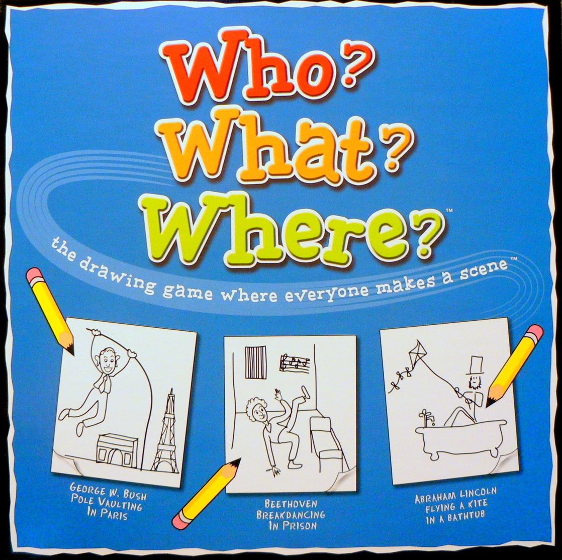 Who? What? Where?: The Drawing Game Where Everyone Makes a Scene