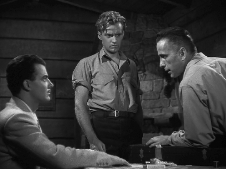 Cornel Wilde, Arthur Kennedy and Humphrey Bogart