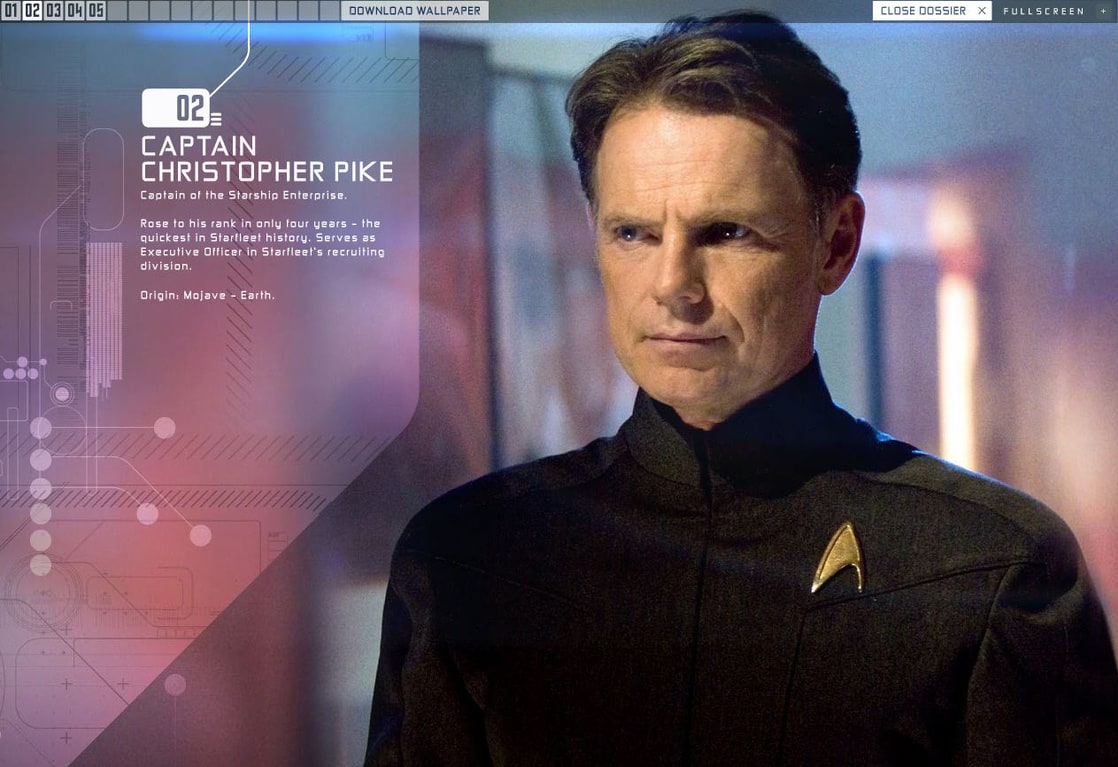 Christopher Pike (Bruce Greenwood)