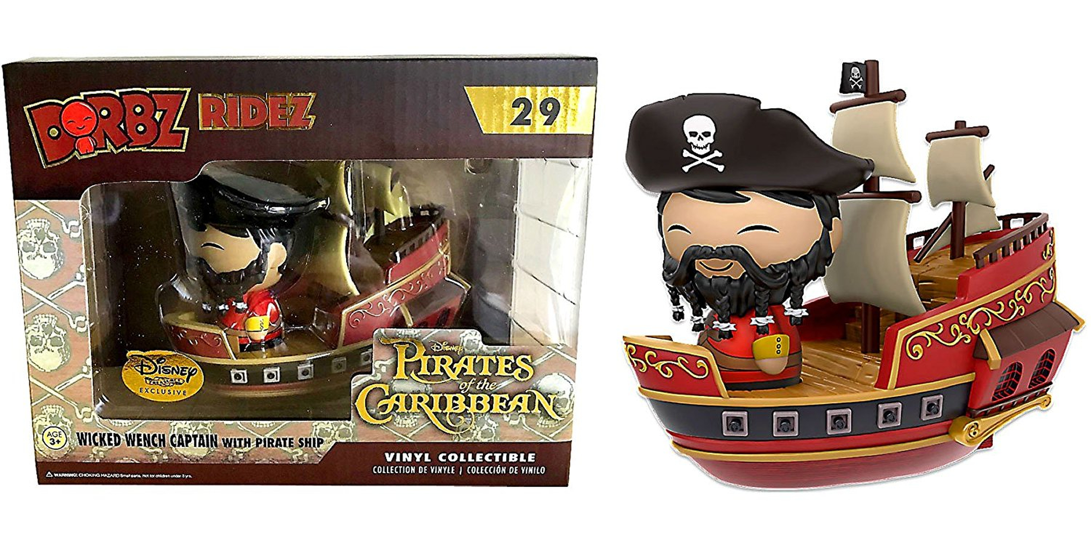 Pirates of the Caribbean Dorbz Ridez: Wicked Wench w/ Captain Disney Treasures Exclusive