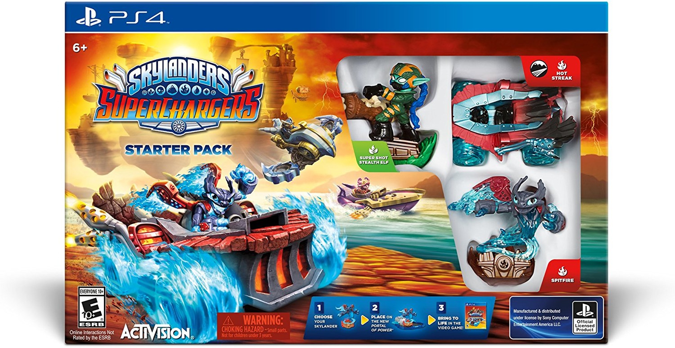 Skylanders SuperChargers Starter Kit - PlayStation 4 Dark Edition