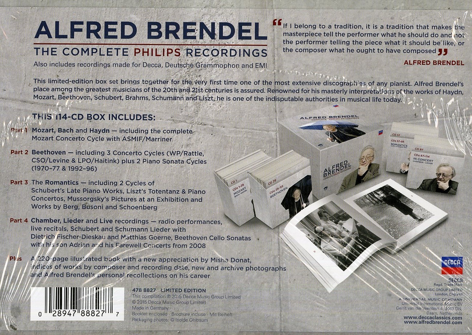 Alfred Brendel - Complete Recordings [114 CD][Box Set]