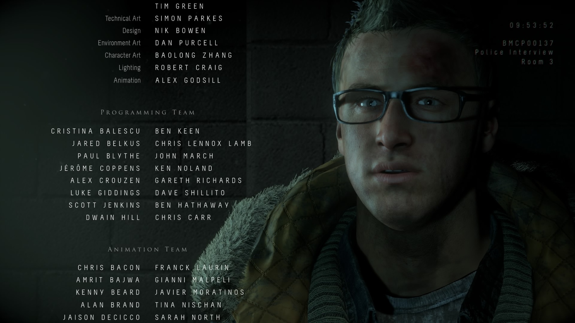 Chris Hartley (Until Dawn)