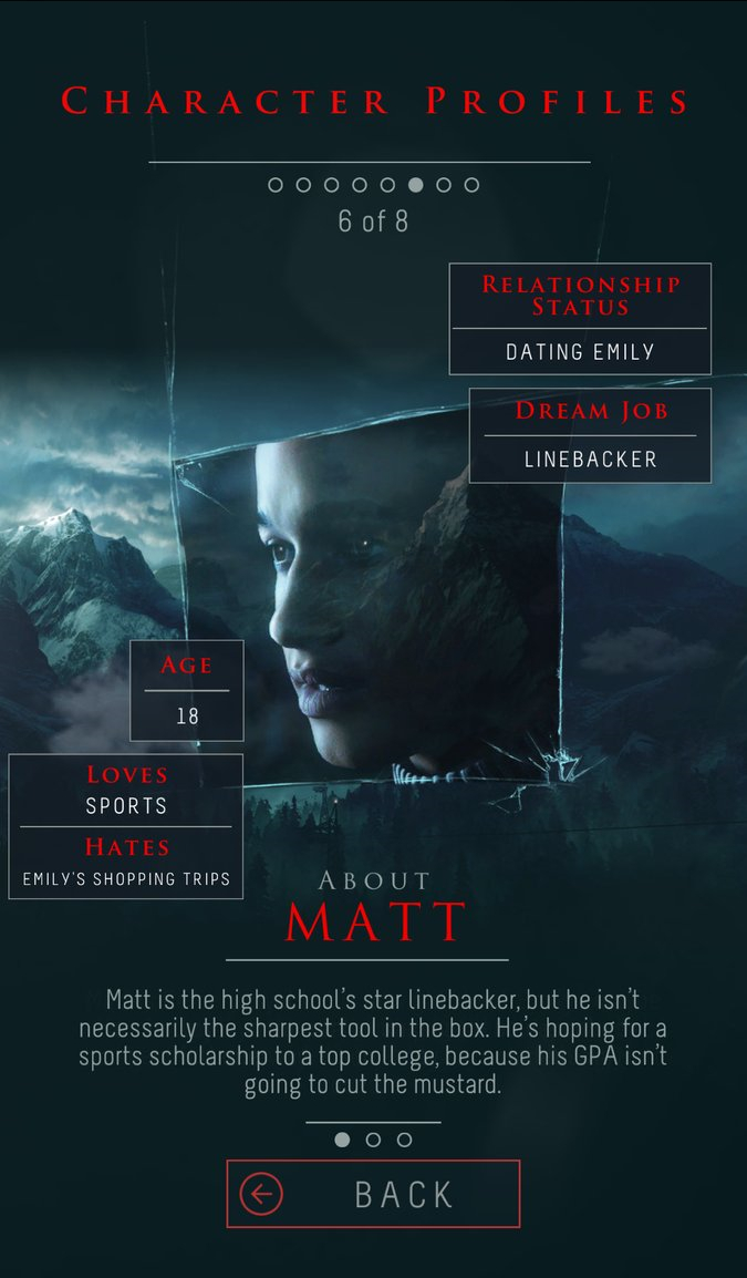 until dawn characters age