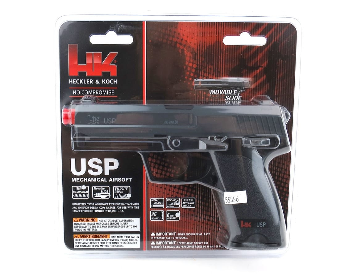 Umarex HK USP Spring Airsoft Pistol (Black)
