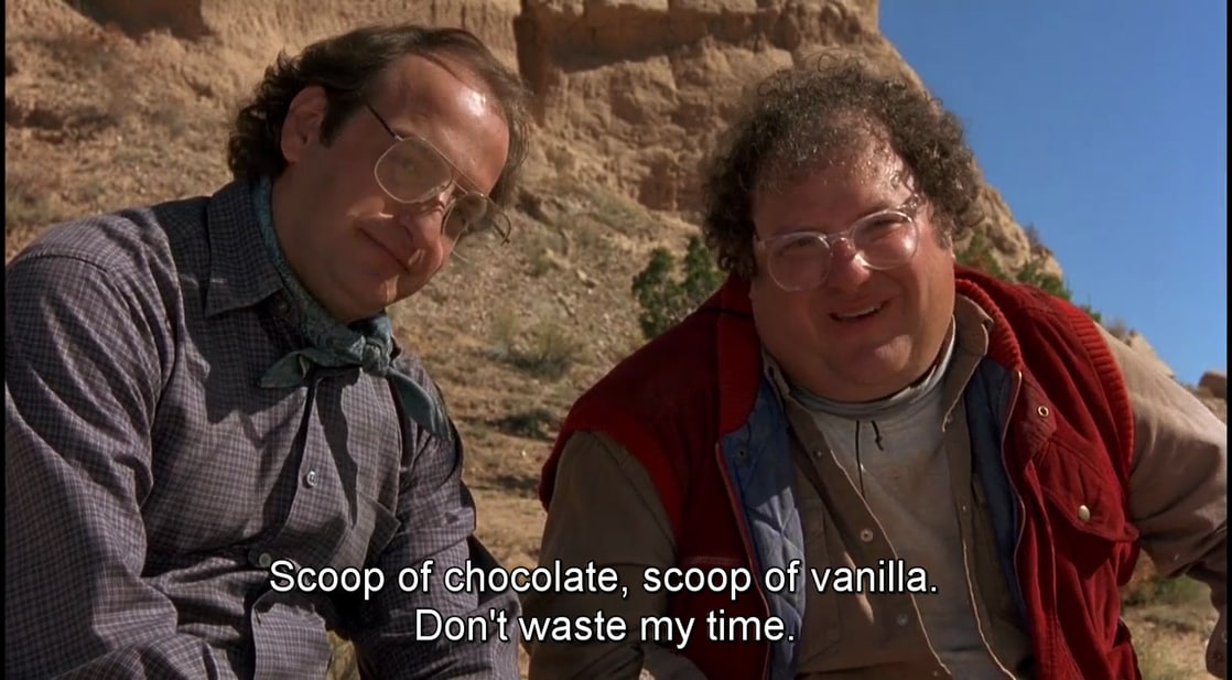 Image result for scoop of chocolate scoop of vanilla don't waste my time