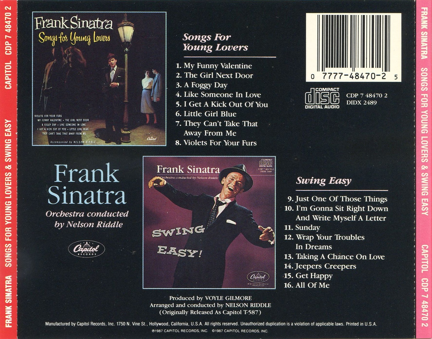 Songs for Young Lovers / Swing Easy