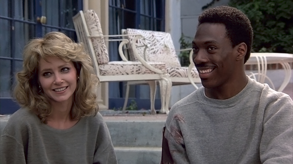 Lisa Eilbacher and Eddie Murphy