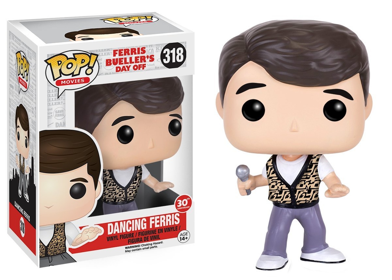 Funko POP Movies: Ferris Bueller's Day Off - Dancing Ferris Action Figure