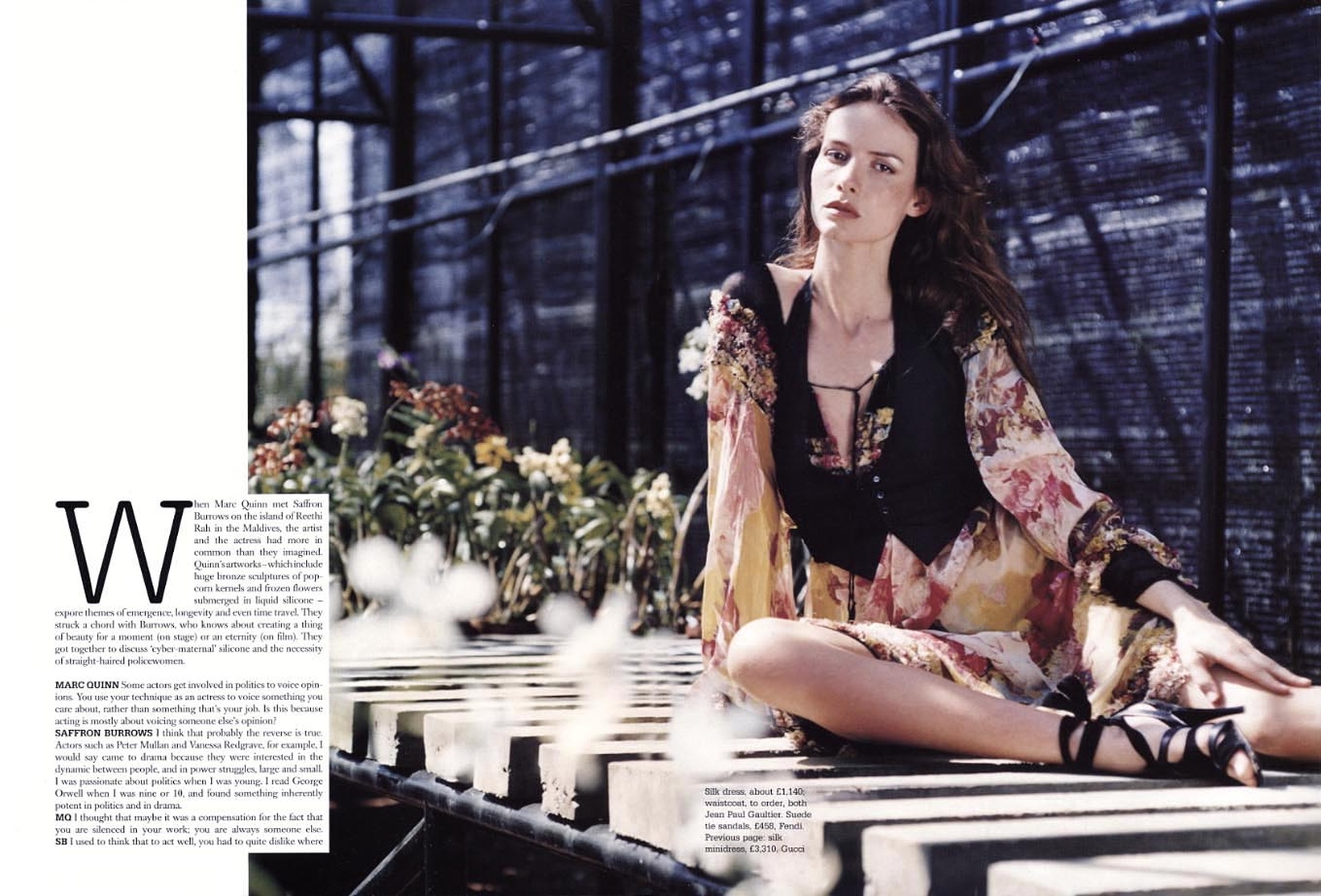 Saffron Burrows Saffron Burrows