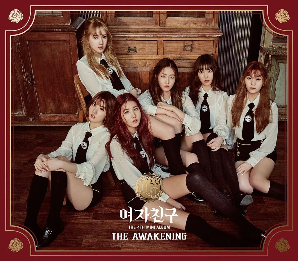 G-FRIEND GFRIEND - THE AWAKENING (4th Mini Album) [Knight ver.] CD+Photobook+Photocard+Folded Poster+Extra Photocards Set