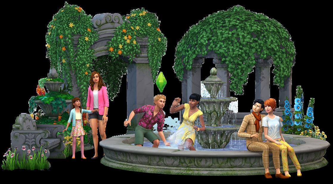 The Sims 4: Romantic Garden Stuff