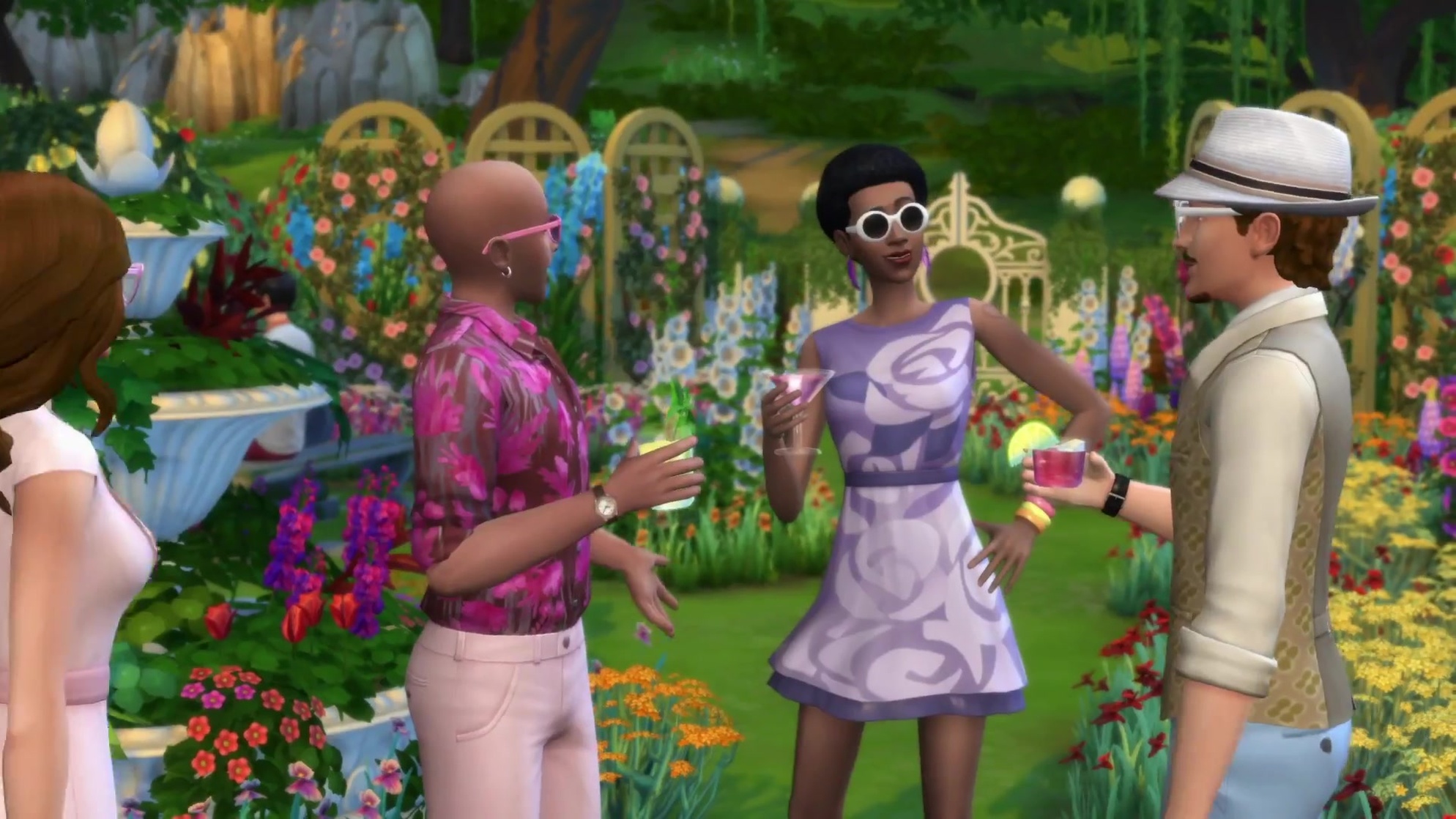 The Sims 4: Romantic Garden Stuff