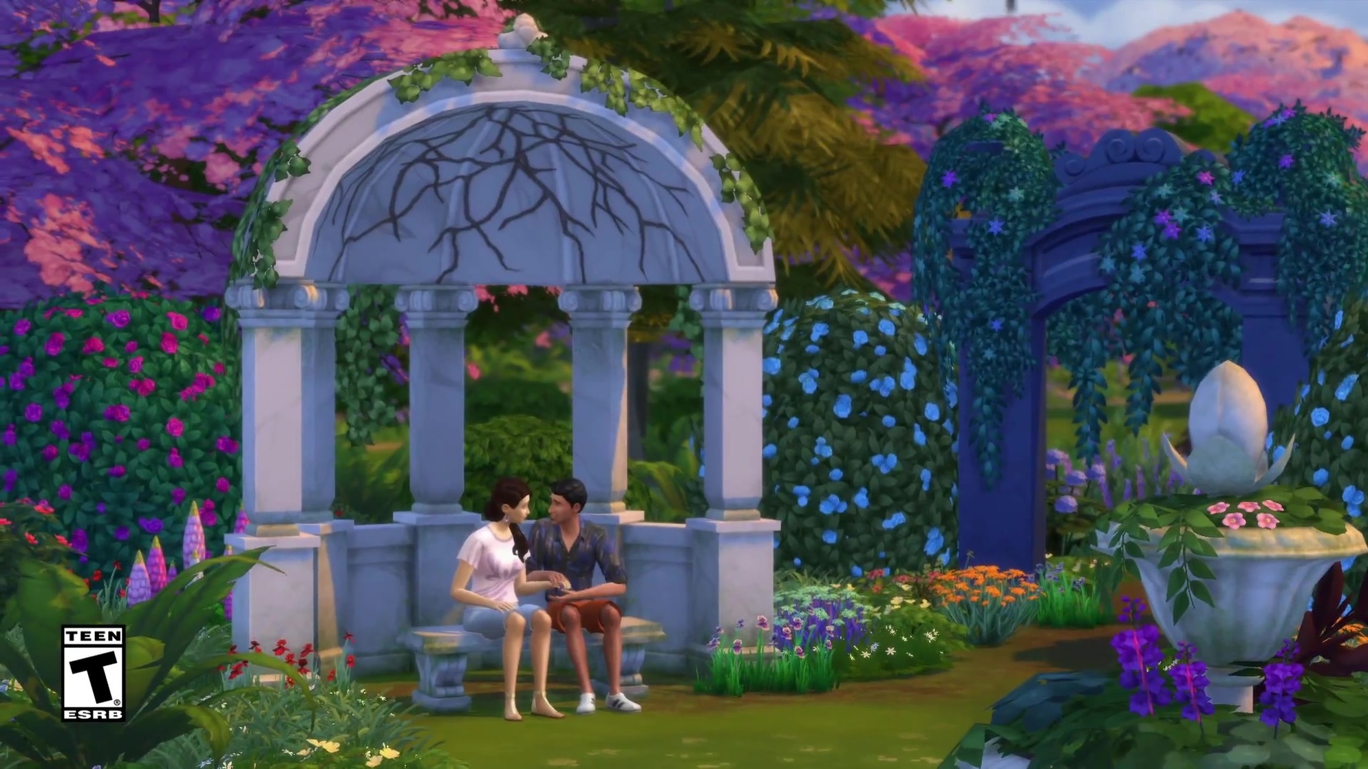 The Sims 4: Romantic Garden Stuff