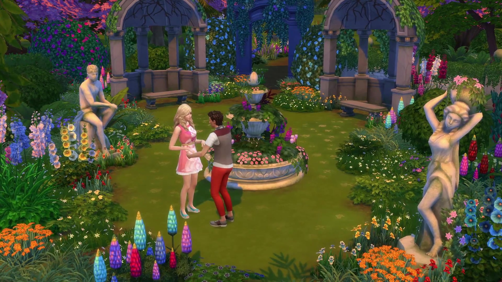 The Sims 4: Romantic Garden Stuff
