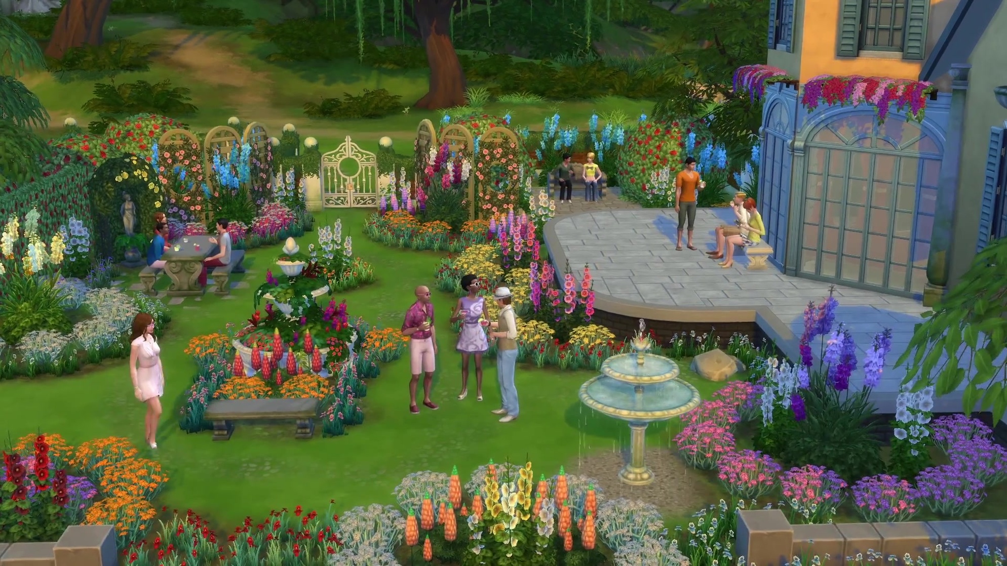 The Sims 4: Romantic Garden Stuff