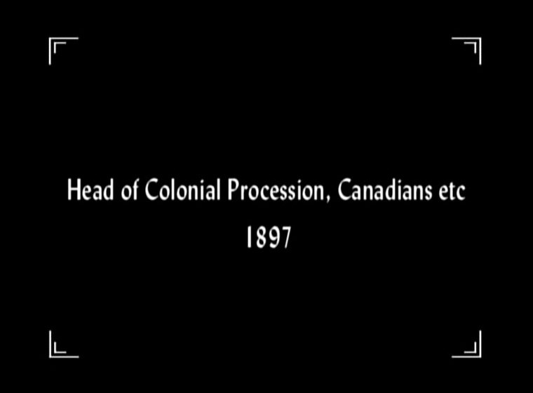 Head of Colonial Procession, Canadians etc