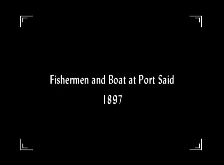 Fishermen and Boat at Port Said