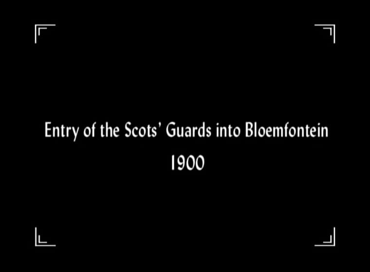 Entry of the Scots Guard Into Bloemfontein