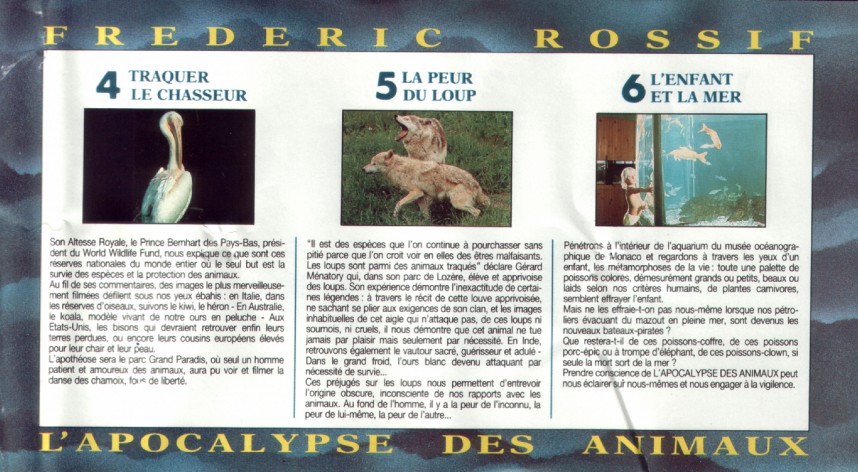 L'apocalypse des animaux