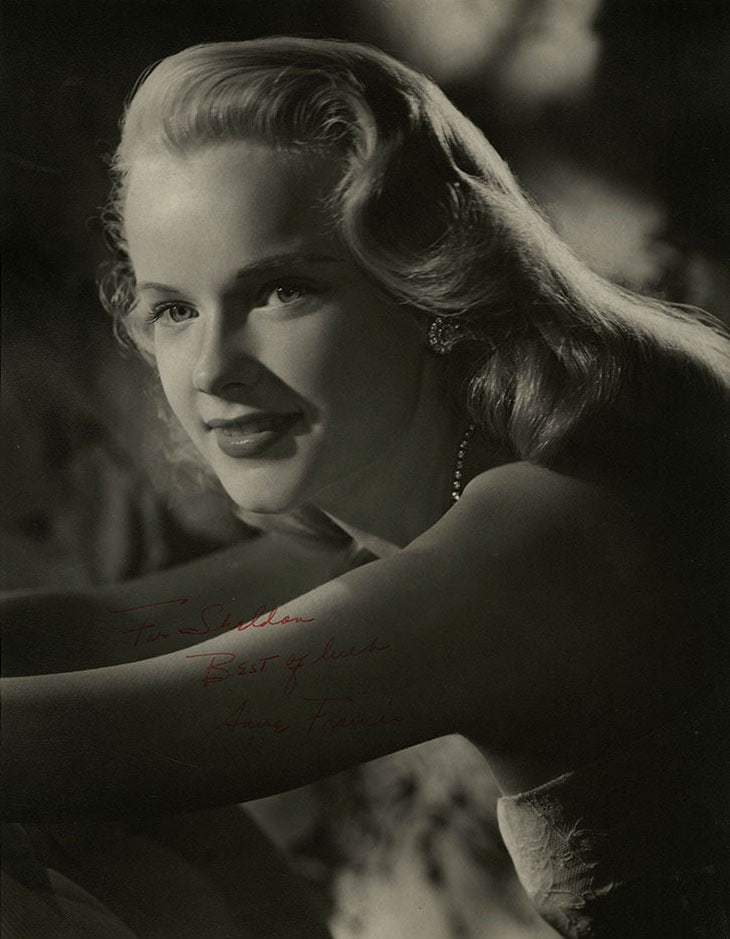 Anne Francis picture.